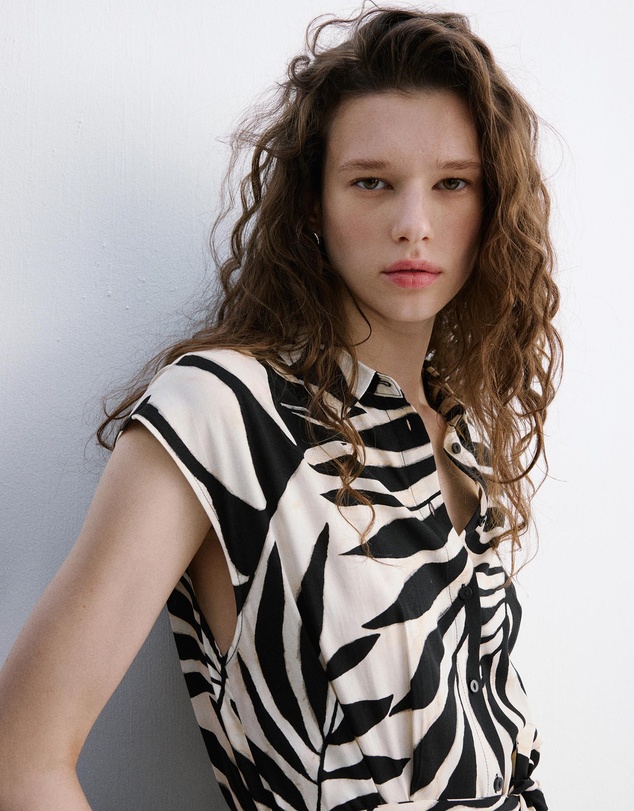 M.N.G - Printed Shirt Dress