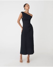 Forcast - Afina One Shoulder Twist Dress