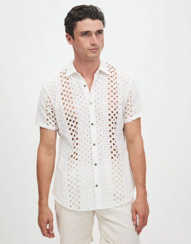 Merlino Street - Embroidered Weekender Shirt