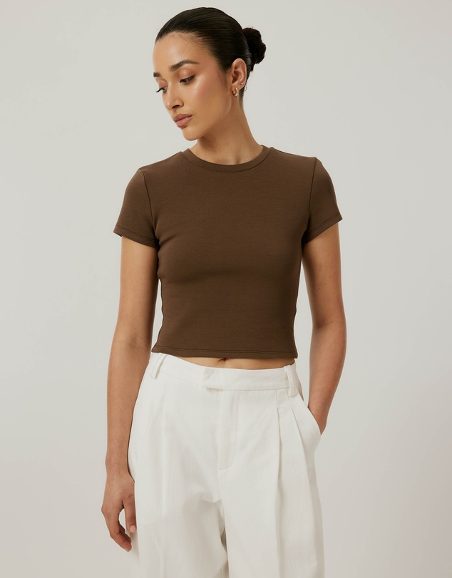 Calli - Double Face Jersey Tee