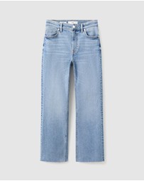M.N.G - Sienna Flared Cropped Jeans