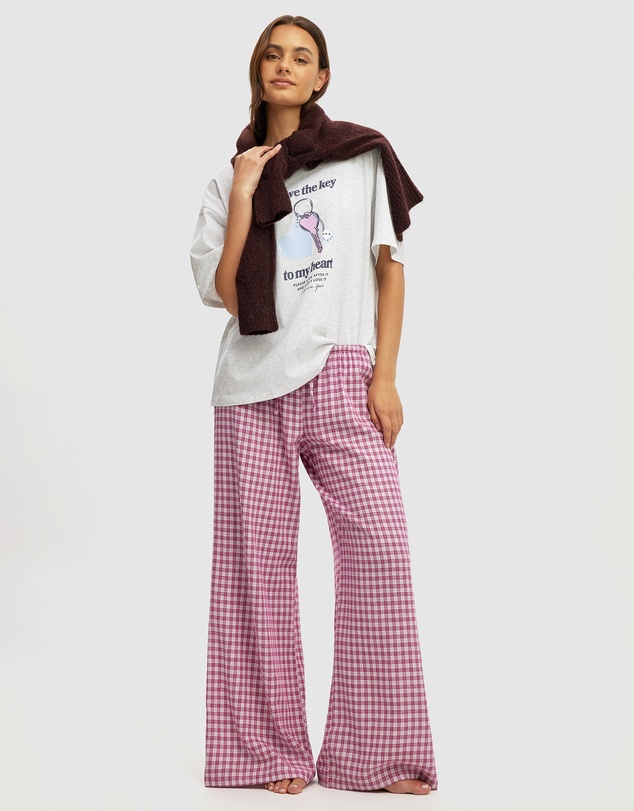 Cotton On Body - Cloud Soft Flannel Wide Leg Pants