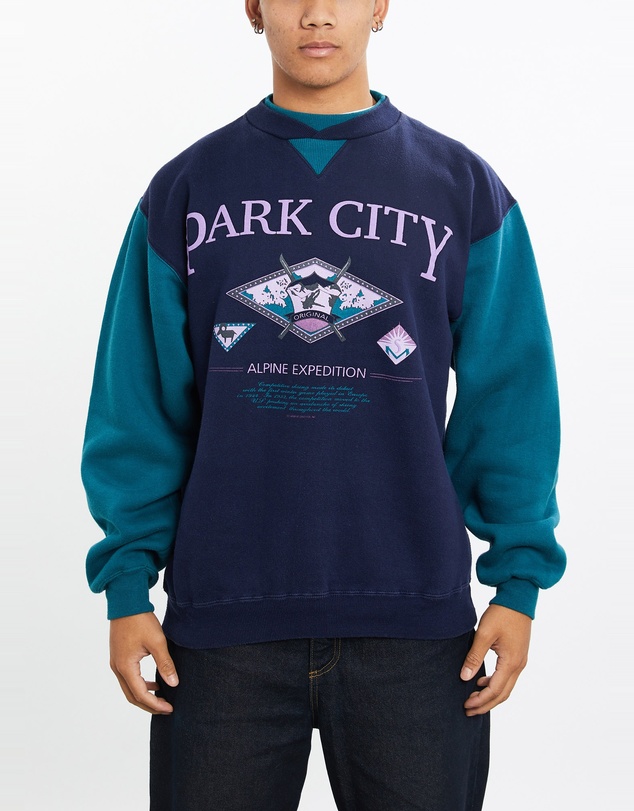 Vintage by The Real Deal - Pre Loved - Vintage 90s Park City Alpine Expedition Sweatshirt