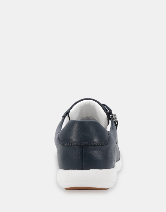 Clarks - Burrow Navy/White
