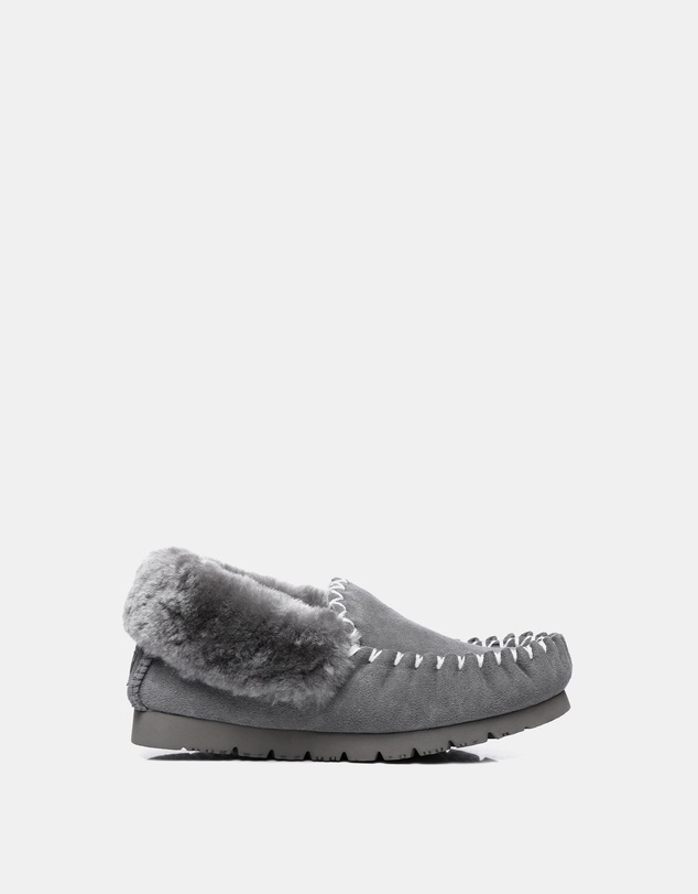 EVERAU - Australian Shepherd Ugg Popo Moccasins Cow Suede Upper Moccasins