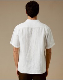 AERE - Linen Camp Collar Shirt