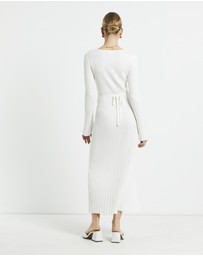 Subtitled - Sophie Long Sleeve Rib Knit Dress
