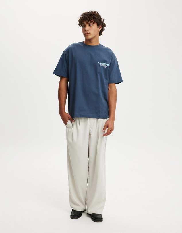 Cotton On - Box Fit Text T-Shirt