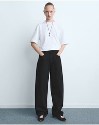 M.N.G - Mid-Rise Balloon Jeans
