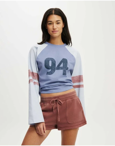Cotton On Body Active - Active Graphic Raglan Tee