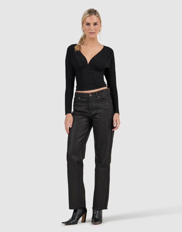 Rolla's - 90'S Boyfriend Jean - Espresso Coated