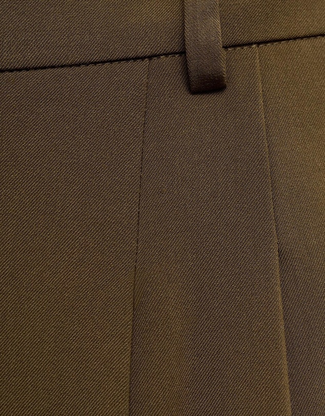 M.N.G - Wide-Leg Mid-Rise Pleated Trousers