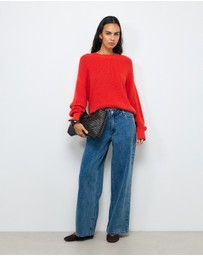 AERE - Cotton Cashmere Blend Relaxed Jumper