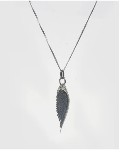 Buck Palmer - Silver Wing Necklace