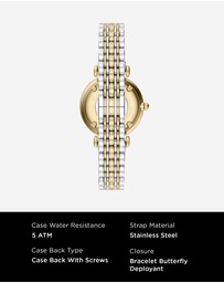 Emporio Armani - Two Tone Analogue Watch