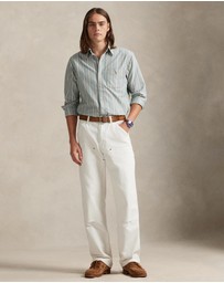 Polo Ralph Lauren - ICONIC EXCLUSIVE - Custom Fit Striped Oxford Shirt