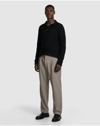 yd. - Asher Fluffy Polo Knit Jumper