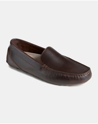 Sperry - Davenport Wide Leather Amaretto- Men's 
