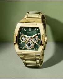 GUESS - Guess Phoenix Gold Tone & Green