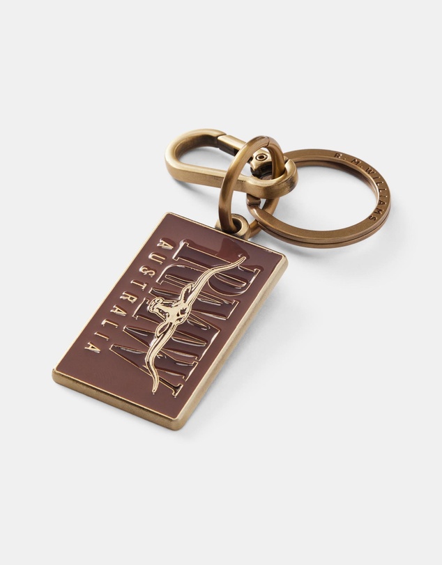 R.M.Williams - Heritage Logo Enamel Keyring