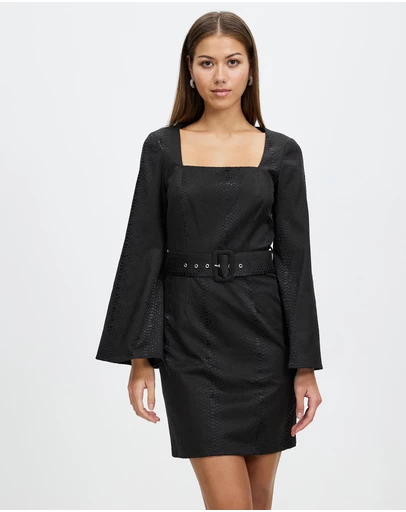 Honey and Beau - Seduced Long Sleeve Dress