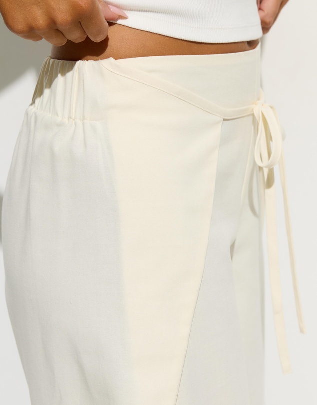 Dazie - Toni Relaxed Linen Blend Barrel Leg Pants