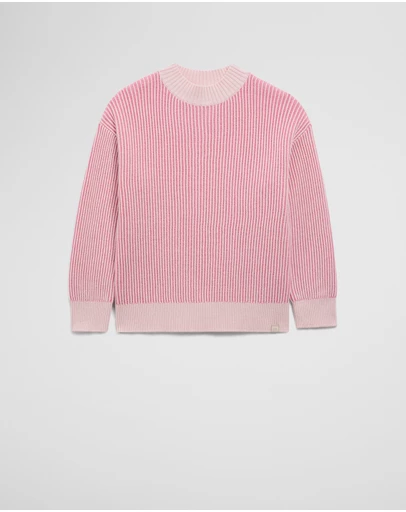 Country Road - Organically Grown Cotton Contrast Fisherman Knit