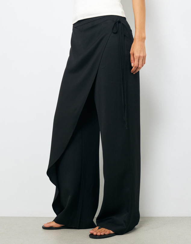 AERE - Margot Wrap Summer Suiting