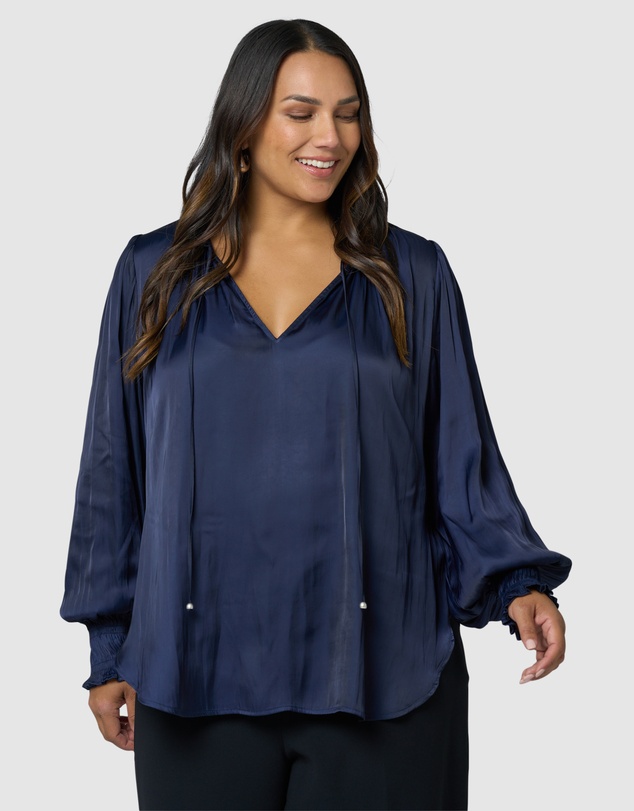 Pink Dusk by Curve Project - Feels Like The First Time Blouse