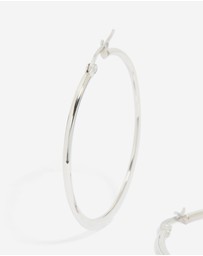 Lovisa - Waterproof Stainless Steel Thin Hoop Earrings