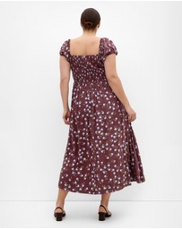 City Chic - Abbie Print Maxi Dress