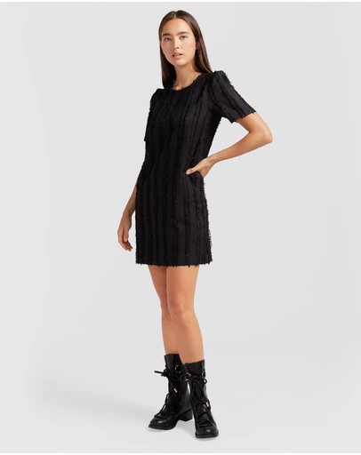 Belle & Bloom - Star Child Textured Mini Dress