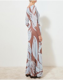 MON RENN - Heirloom Floral Sleeved Dress