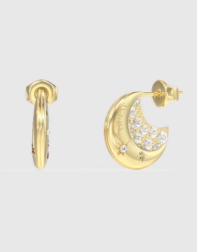GUESS - Aurora Double Side Hoop Earrings