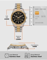 Michael Kors - Lexington Two Tone Chronograph Watch