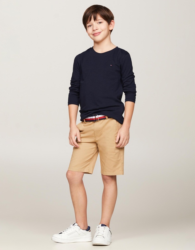 Tommy Hilfiger - Basic Crewneck Knit Long Sleeve Tee - Teens