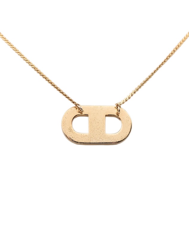 Pre-Loved by Azura Reborn - Pre-Loved Gold Plated CD Logo Pendant Necklace