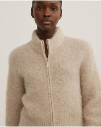 Witchery - Fluffy Funnel Bomber Jacket