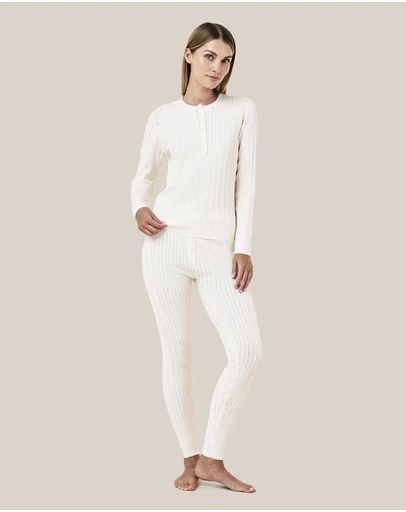 Papinelle - Olivia Pointelle Full Length Legging