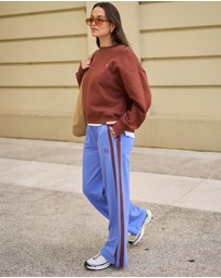 Ceres Life - Gigi Wide Leg Terry Trackpant