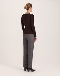 SABA - Janet Merino Wool Scoop Neck Knit