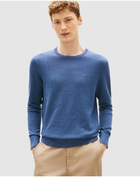 Tommy Hilfiger - Flag Embroidery Crew Neck Jumper