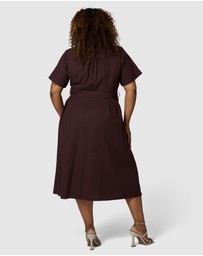 Something 4 Olivia - Orla Midi Linen Shirt Dress