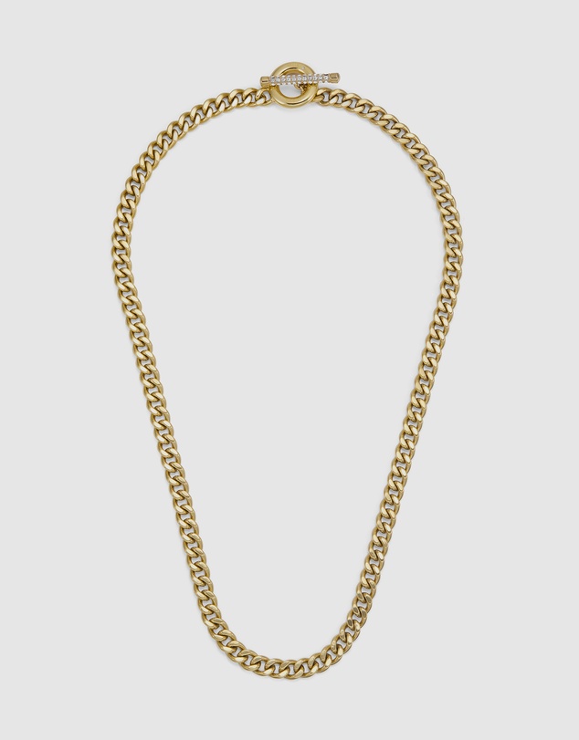 Fossil - Carlie T-Bar Gold Necklace