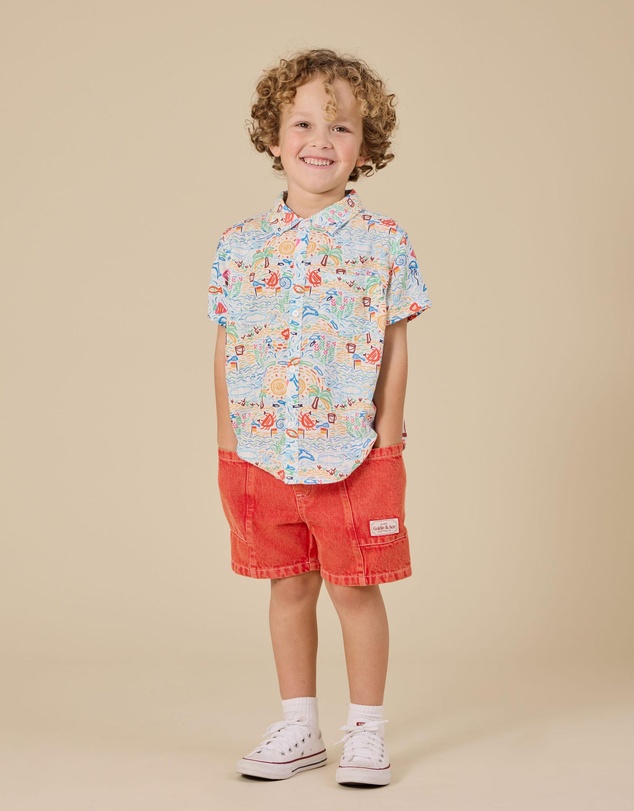 Goldie + Ace - Summer Bay Holiday Shirt - Babies-Kids