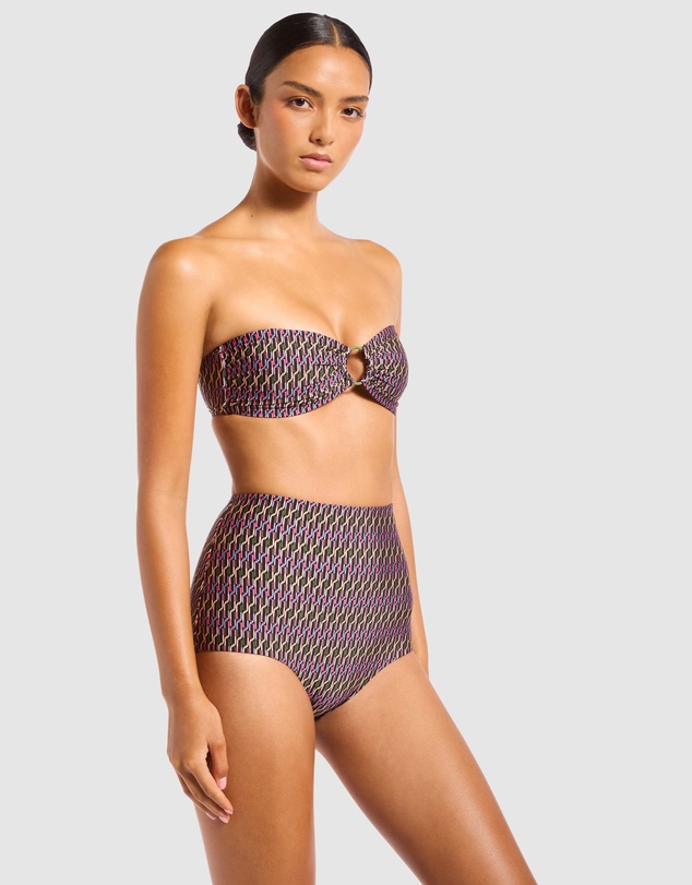 JETS - Paloma High Waist Boyleg Bikini Bottom