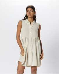 ONLY - Siesta Linen Shirt Dress