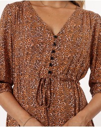 Petal & Pup - Kelda Dress - Leopard Print