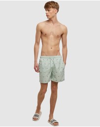 Urban Classics - Embroidered Swim Shorts
