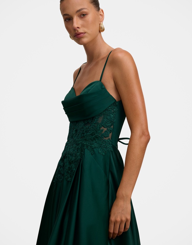 Forever New - Avaleen Strappy Corset Gown
